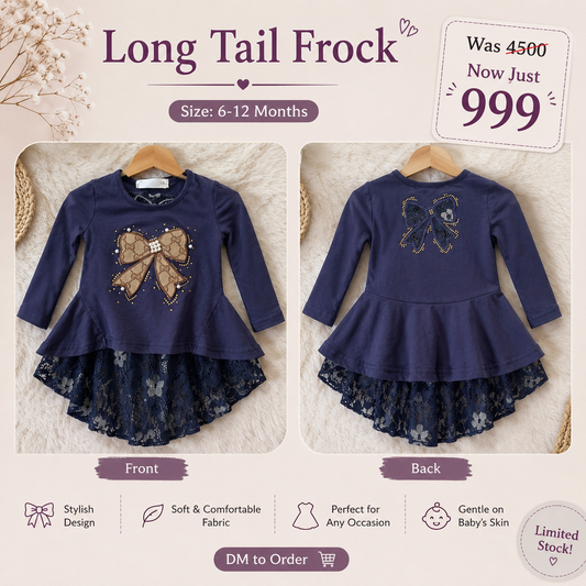 Girls Baby Drop-Tail Shirt