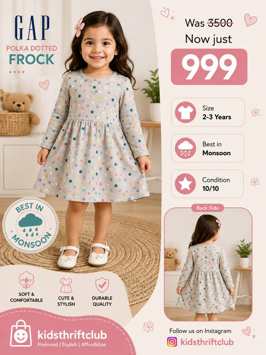 GAP Girls Polka Dot Frock | Kids Dress